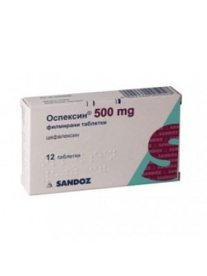 OSPEXIN 500 mg. 12 tablets