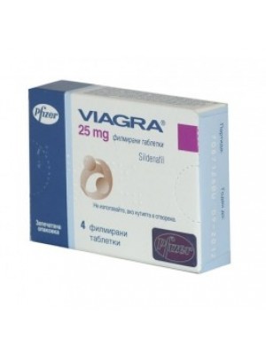 VIAGRA. 25 mg. 4 tablets