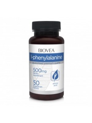 L - Phenylalanine 500 mg. 50 tablets