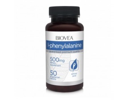 L - Phenylalanine 500 mg. 50 tablets