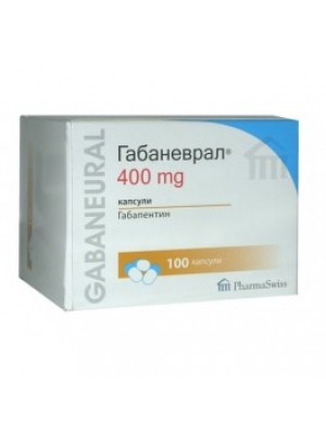 GABANEURAL 400 mg. 100 capsules