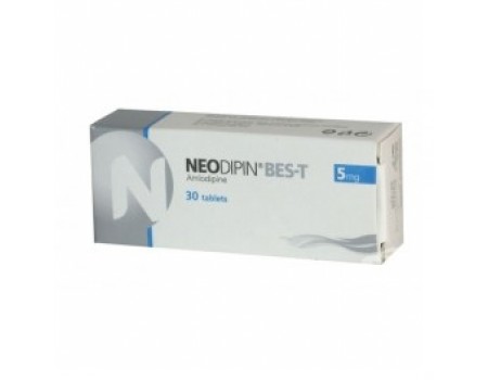 NEODIPIN 5 mg. 30 tablets