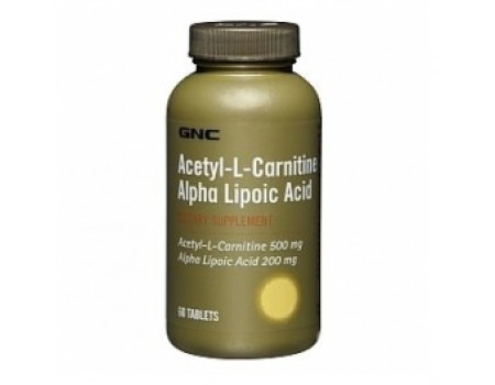 Acetyl L-carnitine Alpha Lipoic Acid 60 tablets