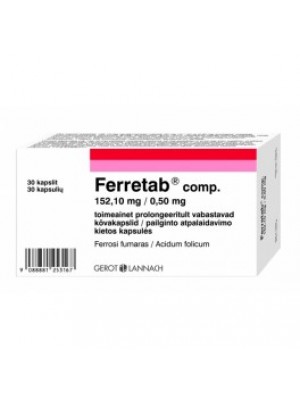 FERRETAB 30 capsules