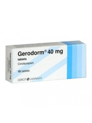 GERODORM 40 mg. 10 tablets