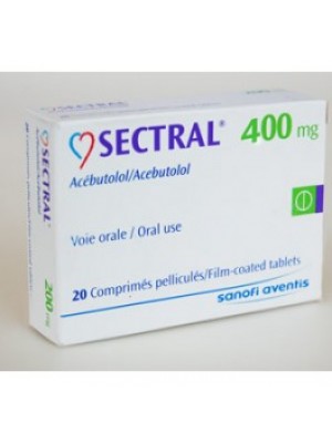 SECTRAL 400 mg. 20 tablets