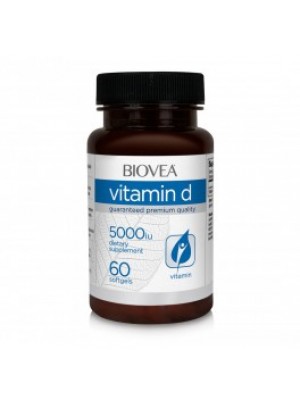 Vitamin D 5000 IU. 60 capsules