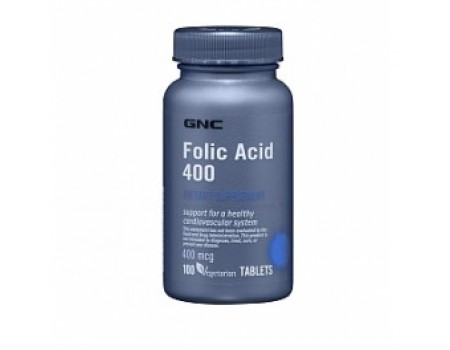 Folic Acid 400 mcg. 100 capsules