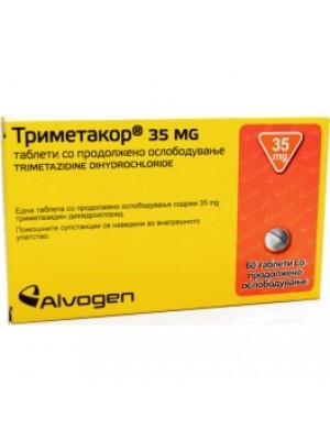 TRIMETACOR 35 mg. 60 tablets