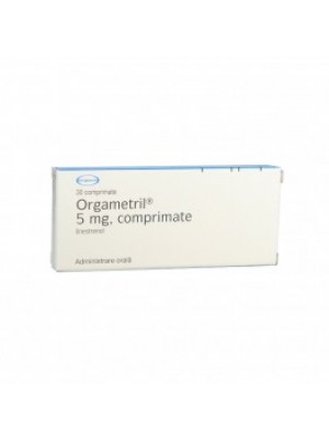 Orgametril 5 mg. 30 tablets