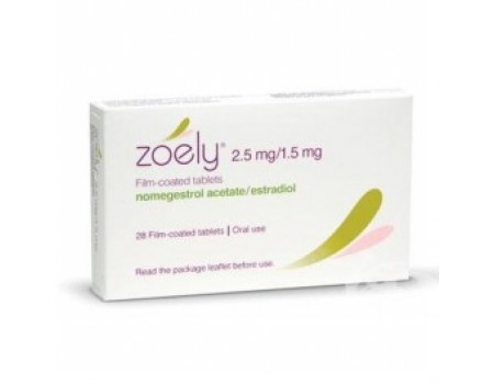 ZOELY 2.5 mg. / 1.50 mg. 28 tablets