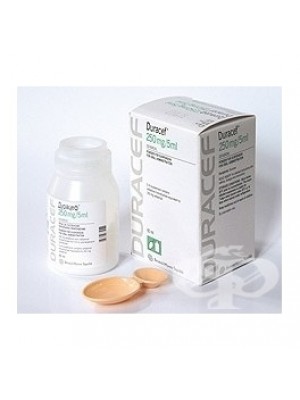 DURACEF suspension. 250 mg. / 5 ml. 60 ml.
