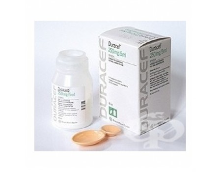 DURACEF suspension. 250 mg. / 5 ml. 60 ml.