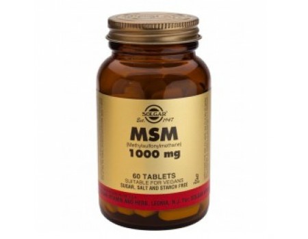 MSM 1000 mg. 60 tablets