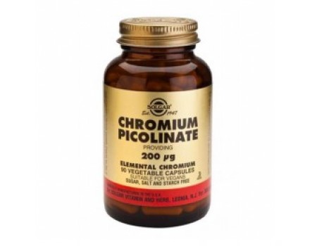 CHROMIUM PICOLINATE 200 mg. 90 capsules