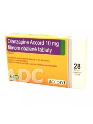 Olanzapine ACCORD 10 mg. 28 tablets