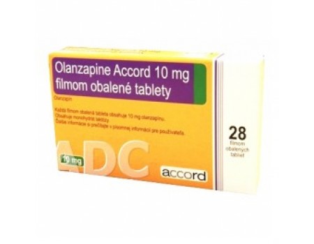 Olanzapine ACCORD 10 mg. 28 tablets