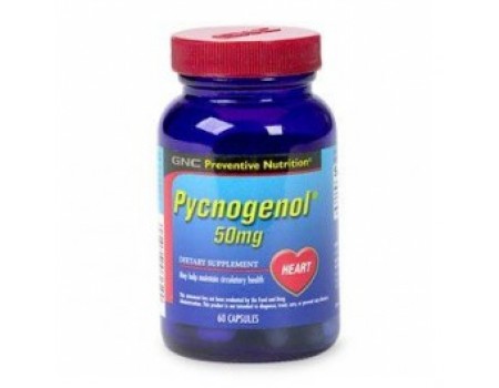 Pycnogenol 50mg. 60 capsules