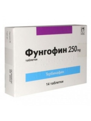 FUNGOFIN 250 mg. 14 tablets