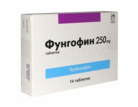 FUNGOFIN 250 mg. 14 tablets