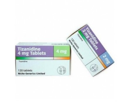 Tizanidine 4 mg. 50 tablets