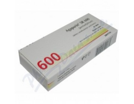 AGAPURIN SR 600 mg. 20 tablets