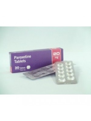 Paroxetine 20 mg. 30 tablets