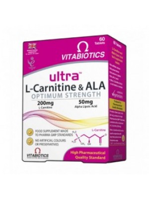 ULTRA L-carnitine + Alpha Lipoic Acid 60 tablets