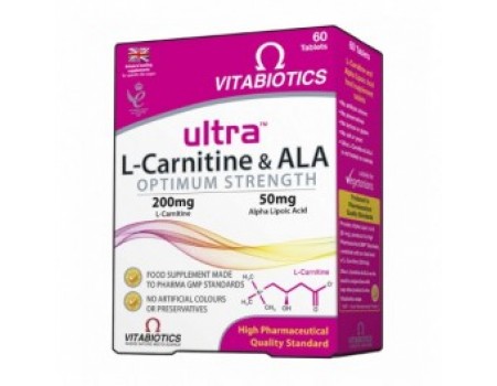 ULTRA L-carnitine + Alpha Lipoic Acid 60 tablets