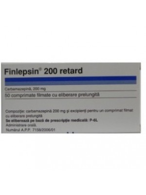 FINLEPSIN retard 200 mg. 50 tablets