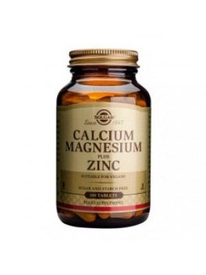 CALCIUM, MAGNESIUM PLUS ZINC 100 tablets
