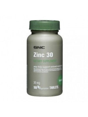 ZINC 30 mg. 100 tablets
