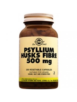 PSYLLIUM HUSKS FIBRE 500 mg. 200 capsules