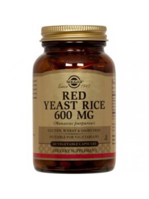 RED YEAST RICE 600 mg. 60 capsules