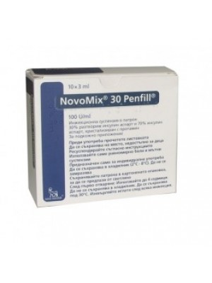 NovoMix 30 100 IU / ml. 3 ml. 10 pen