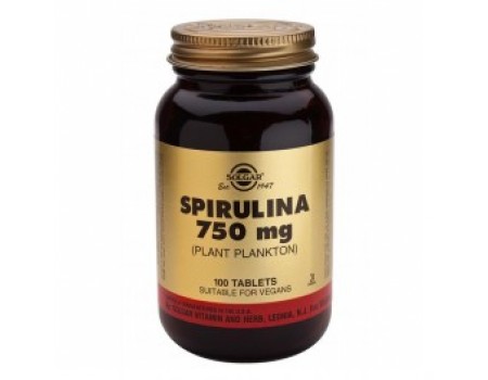 SPIRULINA 750 mg. 100 tablets