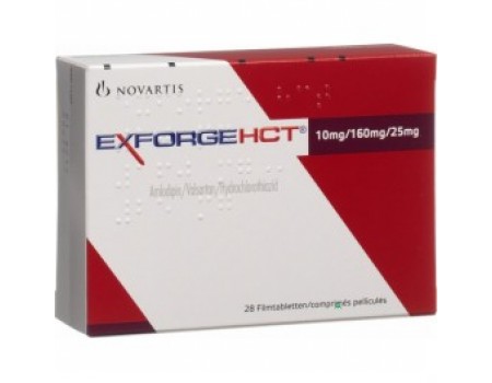 EXFORGE 10 mg. / 160 mg. 28 tablets