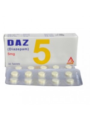 Diazepam 5 mg. 30 tablets