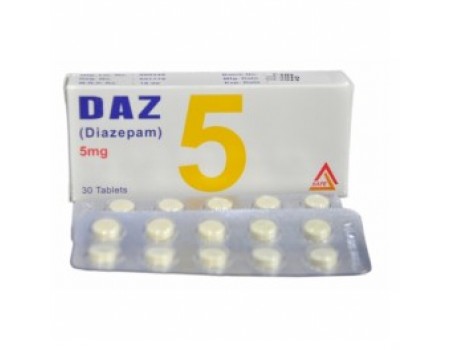 Diazepam 5 mg. 30 tablets