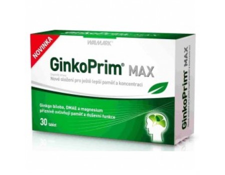 Ginkgo PRIM MAX 100 mg. 30 tablets