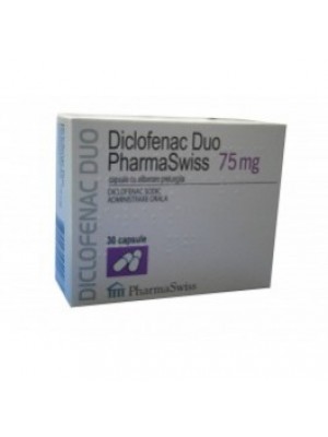 Diclofenac Duo 75 mg. 30 capsules