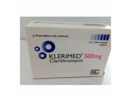 KLERIMED 500 mg. 14 tablets