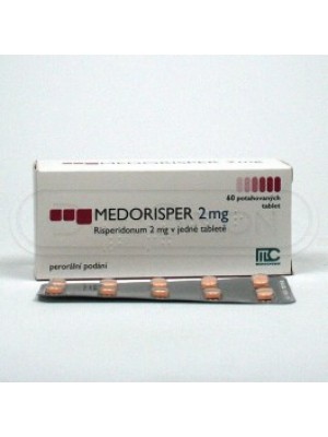 MEDORISPER 2 mg. 20 tablets
