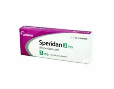 SPERIDAN 3 mg. 30 tablets