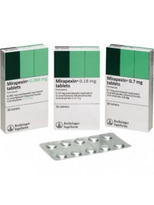 MIRAPEXIN 1 mg. 30 tablets