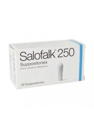 SALOFALK supp. 250 mg. 30 supp