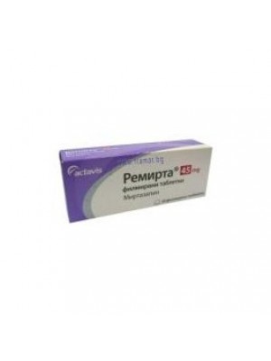 REMIRTA 45 mg. 30 tablets
