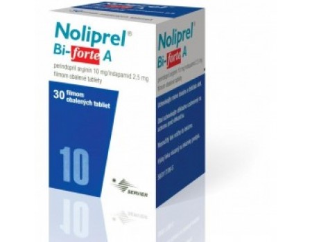 NOLIPREL BI-FORTE 10 mg. / 2.5 mg. 30 tablets