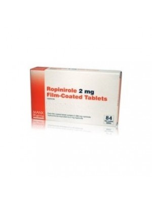 Ropinirole 2 mg. 21 tablets