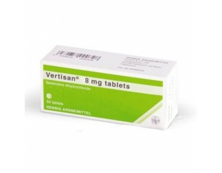 VERTISAN 8 mg. 60 tablets